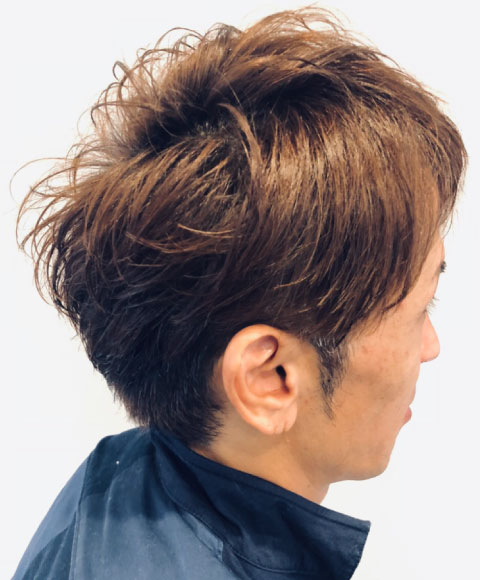 再現性が高く、スタイリングしやすいカット